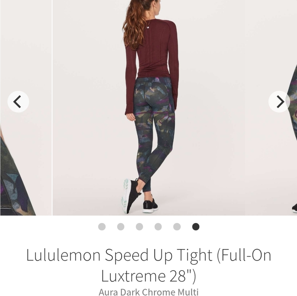 lululemon athletica Speed Up Tight 28" Leggings in Aura Dark Chrome Multi